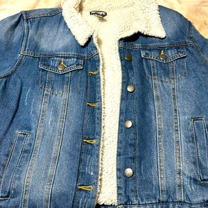 Short bomber Jean jacket